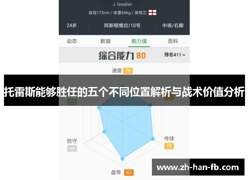 托雷斯能够胜任的五个不同位置解析与战术价值分析