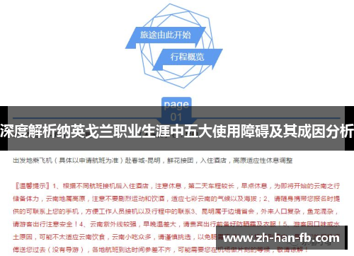深度解析纳英戈兰职业生涯中五大使用障碍及其成因分析